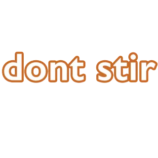 😈 dont stir Jangan diaduk, Teks, Frasa telegram sticker