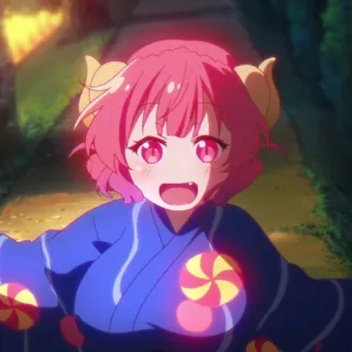 😀 Lilith Machikado Mazoku Anime, Teufel, Mädchen, Süß, Machikado Mazoku, Lilith, Dämon telegram sticker