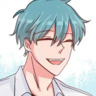 💌 anime, manga, kreskówka, portret, uśmiechnięty, osoba telegram sticker