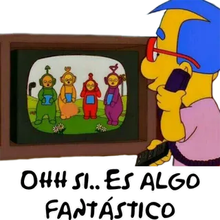 TheSimpsonsWithWords whatsapp stickers