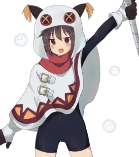 ❄️ Megumin Konosuba Anime, Konosuba, Megumin, Waifu, Explosion, Süß, Kawaii whatsapp sticker
