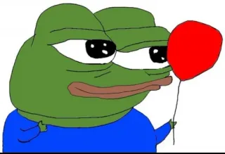 😢 Pepe the Frog Meme, Rana, Pepe, Rana Triste, Meme de Internet telegram sticker