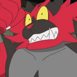 😵 Incineroar Pokemon pokemon, incineroar, fire type, fighting, monster, anime telegram sticker