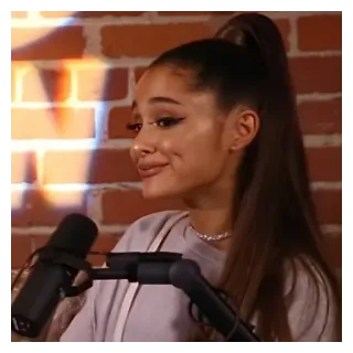 💧 Ariana Grande Pop star, Chanteuse, Célébrité, Ariana Grande, Femme telegram sticker