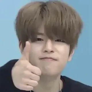 👍 kpop, アイドル, いいね, ポジティブ, アジア, 笑顔 whatsapp sticker