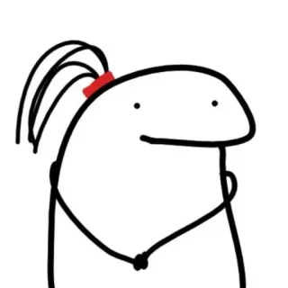 🌟 florkofcows, flork, cartoon, character, stick figure whatsapp sticker