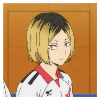 🌟 Kenma Kozume Haikyuu!! Kenma Kozume, Haikyuu, Anime, Voleibol telegram sticker