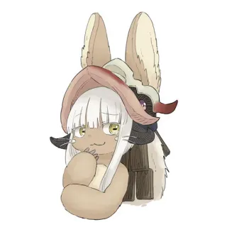 🤔 Nanachi Made in Abyss Anime, Fofo, Made in Abyss, Nanachi telegram sticker
