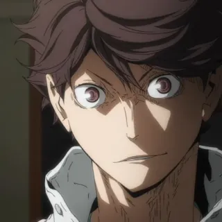 🤯 Oikawa Tooru Haikyuu!! Anime, Haikyuu, Oikawa, Tooru, Rozgrywający telegram sticker