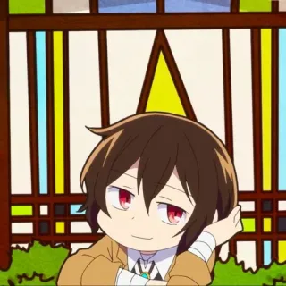 ☕️ Osamu Dazai Bungou Stray Dogs Аниме, Манга, Дазай, Bungou Stray Dogs, Осаму Дазай telegram sticker