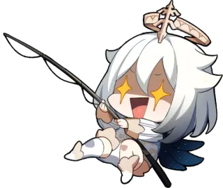 🤩 Paimon Genshin Impact Paimon, Genshin Impact, Anime, Video game, Fofo, Pesca telegram sticker
