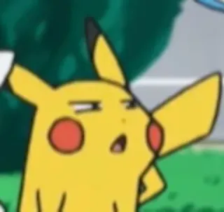 ⚜ Pikachu Pokemon pikachu, pokemon, anime, cartoon, gelb, charakter telegram sticker