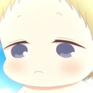 🥺 Anime, Cartoon, Baby, Süß, Portrait telegram sticker