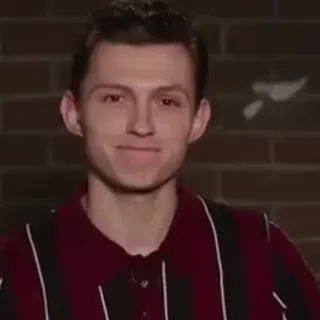 ⚙ Tom Holland actor, celebridad, retrato, hombre, persona whatsapp sticker