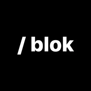 🐺 /blok text, blok, black background telegram sticker