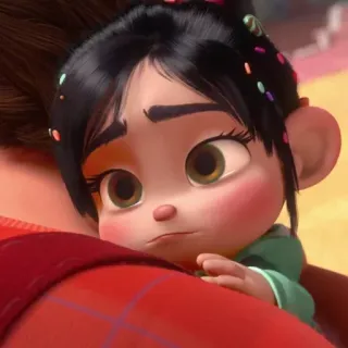 👾 Vanellope von Schweetz Wreck-It Ralph vanellope, ralph reicht's, disney, cartoon, animiert, charakter whatsapp sticker