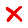 ❌