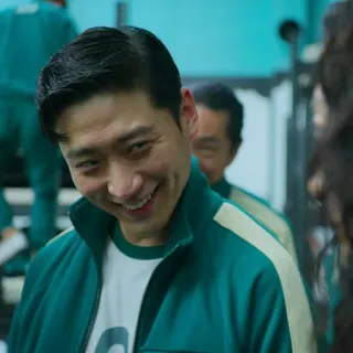 😜 Cho Sang-woo Squid Game Squid Game, tv show, character, Cho Sang-woo, Netflix telegram sticker