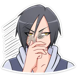 🤦 anime, manga, worried, cartoon, male, character, upset telegram sticker