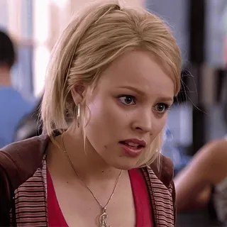 ♥️ Regina George Mean Girls Regina George, Mean Girls, Rachel McAdams, blonde, film, ado telegram sticker
