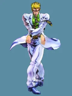 😏 Yoshikage Kira JoJo's Bizarre Adventure Anime, Manga, Charakter, JoJo's Bizarre Adventure telegram sticker