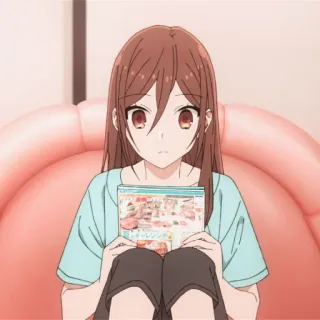 🍥 Anime, Menina, Mulher, Desenho animado, Mangá telegram sticker
