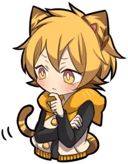 Tiger Kitten by SR whatsapp stickers