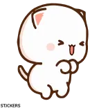 ☺️ แมว, น่ารัก, คาวาอิ, น่ารัก, สติกเกอร์, การ์ตูน, มีความสุข telegram sticker