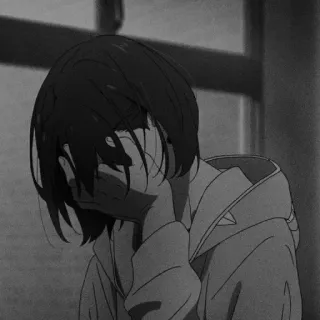 🖇 sad, anime, crying, emotional telegram sticker