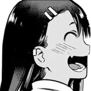😂 Nagatoro Don't Toy with Me, Miss Nagatoro Anime, Manga, Nagatoro, Dibujos animados, Sonrisa telegram sticker