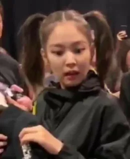 💔 Jennie Kim kpop, jennie, blackpink, cantante, idol, celebrità, donna, codini telegram sticker