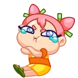 😢 Cartoon, Weinend, Traurig, Wütend, Ausdruck telegram sticker