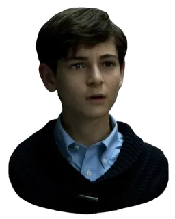 😧 Bruce Wayne Gotham Gotham, Bruce Wayne, ragazzo, bambino, personaggio, serie TV telegram sticker