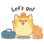 Corgi @IMG2D telegram stickers