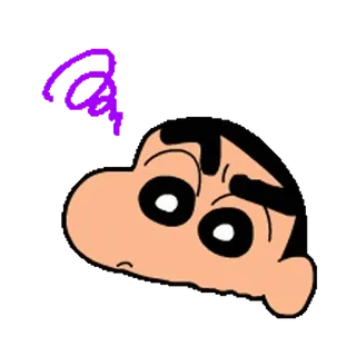 😠 Shin-chan Nohara Crayon Shin-chan anime, cartoon, Shin-chan, Crayon Shin-chan, character, funny telegram sticker