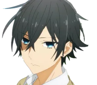 😒 Izumi Miyamura Horimiya Anime, Adolescente, Scuola, Manga, Ragazzo telegram sticker