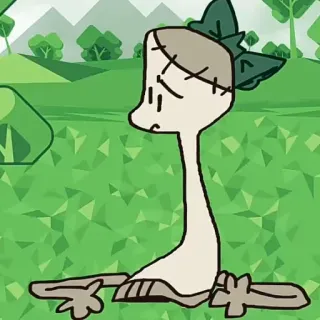 🧦 cartoon, nature, character, plant, art telegram sticker