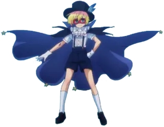 😎 Anime, Cartone animato, Personaggio, Mascherato, Mantello, Cappello whatsapp sticker