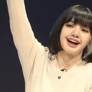 🖤 Lisa persona, mujer, celebridad, cantante, ídolo, kpop telegram sticker