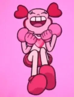 😁 Spinel Steven Universe cartoon, pink, Spinel, Steven Universe whatsapp sticker