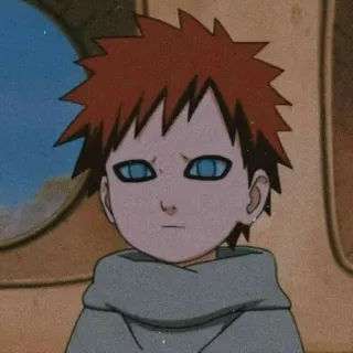 🌟 Gaara Naruto anime, gaara, naruto, character, cartoon telegram sticker