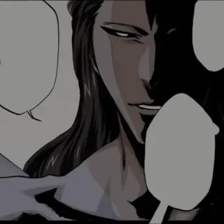 🧬 Aizen Bleach Anime, Manga, Aizen, Bleach, Villano, Sonrisa socarrona telegram sticker