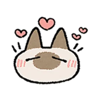 😺 gato, animal, kawaii, fofo, coração, amor telegram sticker