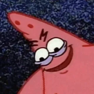 🧿 Patrick Star Spongebob Squarepants Me patrick star, spongebob, meme, kartun, nickelodeon telegram sticker