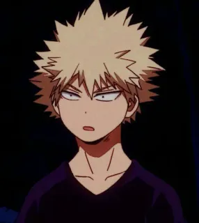 ✨ Bakugo Katsuki My Hero Academia Anime, Manga, Personnage, Bakugo, Katsuki, My Hero Academia, Fanart telegram sticker