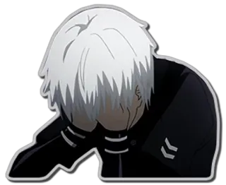 🤦‍♂ Ken Kaneki Tokyo Ghoul Anime, Manga, Tokyo Ghoul, Ken Kaneki, Triste, Deprimido telegram sticker