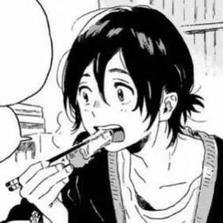 🖤 mangiare, bacchette, manga, anime, cibo telegram sticker