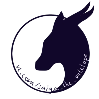 🦌 @_the_antelope antílope, animal, logotipo, silhueta, azul escuro, nome Instagram telegram sticker