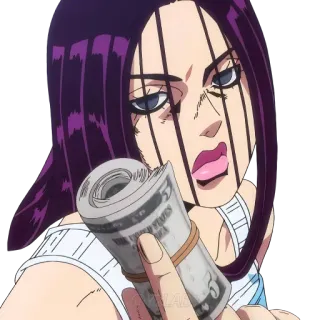 💵 money, anime, character telegram sticker