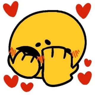💖 Emoji, Tình yêu, Trái tim, Dễ thương, Vàng telegram sticker